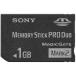 SONY memory stick Pro Duo Mark2 1GB MS-MT1G