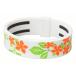 fai ton (phiten) bracele RAKUWA breath Ssi Ricoh n floral design white / orange 15cm