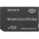 SONY memory stick PRO Duo 1GB MSX-M1GST