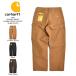  Carhartt B136 double front woshudo Duck utility work pants men's / lady's / double knee pe Inter /USA model / abroad standard 