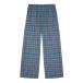 LOS ANGELES APPAREL Cotton Flannel Lounge Pants Blue/Beige/Pink Plaid(BBPPL) мужской женский фланель брюки Los Angeles одежда 
