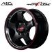 ޥ륫ӥ MID RMP RACING R05-HC 18 8J 󥻥å38 6 PCD139.7 ֥å/ƥݥååɥ饤 ۥñ4ܥå