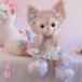  Lee na bell мягкая игрушка костюм симпатичный Disney товары модный маленький мягкая игрушка для одежда моти моти нежный костюм обращение размер одежда 