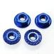 [ кошка pohs соответствует ]EAGLE( Eagle )/3028U2-BL/ легкий aluminium фланец 4mm замковая гайка (. сиденье фланец )4 шт ( голубой )