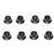 [ кошка pohs соответствует ] Tamiya (TAMIYA)/OP.1642/4mm фланец замковая гайка ( черный ) 8 шт 
