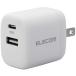 ELECOM ACŴ USBŴ USB PD 30W USB-C/USB-A1ݡ ۥ磻 MPAACCP30WH ե  OA յ Բ