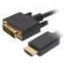 ۡå HDMI-DVIѴ֥ 3m HADV30-703BB ѥյ Բ