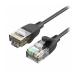 VENTION CAT6a UTP LAN֥  ݡ֥ 3m Black IB-4564 ѥ ѥյ LAN֥ Բ ᡼