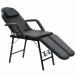 vidaXL переносной лицевой Esthe стул искусственная кожа 185x78x76cm черный ад s красота personal уход массаж * релаксация 