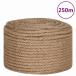 vidaXL трос 100% jute 14mm диаметр 250m общая длина аппаратное обеспечение аппаратное обеспечение сопутствующие предметы цепь * тросик * трос трос * аппаратное обеспечение кабель 