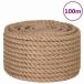vidaXL трос 100% jute 20mm диаметр 100m общая длина аппаратное обеспечение аппаратное обеспечение сопутствующие предметы цепь * тросик * трос трос * аппаратное обеспечение кабель 
