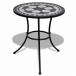 vidaXL Bistro te- blue black белый 60cmmo The ik мебель уличный мебель уличный стол оплата при получении не возможно 
