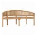 vidaXL banana bench 180cm щеки натуральное дерево мебель уличный мебель наружный стул уличный bench оплата при получении не возможно 