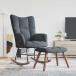 vidaXL 328151 vidaXL кресло-качалка табурет есть темно-серый bell спальное место мебель стул кресло-качалка оплата при получении не возможно 