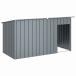 vidaXL на крыше установлен собачья конура антрацит 196x91x110 cm цинк металлизированный сталь животное товары для домашних животных товары для домашних животных собака сопутствующие товары собака house Anne тигр сиденье оплата при получении не возможно 