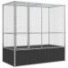 vidaXL птица маленький магазин серебряный 210.5x107x212 cm steel животное товары для домашних животных товары для домашних животных птица сопутствующие товары брать . корзина * подставка серебряный оплата при получении не возможно 