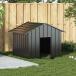vidaXL на крыше установлен собачья конура 131x101x102 cm цинк металлизированный сталь животное &amp; товары для домашних животных товары для домашних животных собака сопутствующие товары собака house оплата при получении не возможно 
