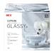 jeks чистый crystal glasi-R 1.5L собака для прозрачный каркас для домашних животных поилка водоснабжение машина вода .. контейнер вода .. автоматика поилка USB тихий звук тихий . для домашних животных 