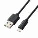 �G���R�� ���C�g�j���O�P�[�u�� 1m Lightningiphone / ipod �I�[�f�B�I���P �X�^���_�[�h�^�C�v �f�[�^�]��/�[�d�p MPA-UALO10BK ����s�� ���[����