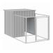 vidaXL собака house Ran имеется светло-серый 110x201x110 cm цинк металлизированный сталь животное товары для домашних животных товары для домашних животных собака сопутствующие товары собака house оплата при получении не возможно 
