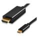 ���[���� Type-C-HDMI�P�[�u�� 1m LDC-4K30CH10 1�{�i�����i�j