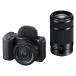 SONY  �f�W�^�����J�����@���@�u�k�n�f�b�`�l�@�y�u�[�d�P�O�@�h�h�@�_�u���Y�[�������Y�L�b�g�@�u���b�N ZV-E10M2X/B�i�����i�j