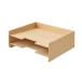  Muji Ryohin из дерева документы регулировка tray A4 2 уровень примерно ширина 32× глубина 24× высота 10.5cm хорошая вещь план 