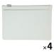  Muji Ryohin EVA прозрачный чехол * маленький примерно 120x85mm 4 шт хорошая вещь план 