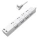 �g�b�v�����h �����R�[�h �d���^�b�v 2m 4�� �ʃX�C�b�` USB�t ���K�[�h �R�� STPC200-WT 1��