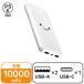 ���o�C���o�b�e���[ ��e�� 10000mAh USB-C�~1 USB-A�~2 15W ���낿��� EC-C37WF �G���R�� 1��