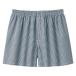  Muji Ryohin мужской джентльмен хлопок Broad передний открытие трусы джентльмен S темный темно-синий проверка хорошая вещь план 