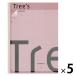  Япония Note Tree's Note A4 P память U.8mm 40 листов затонированный розовый TRPUA4 1 комплект (1 шт. ×5)
