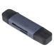 na бегемот cocos nucifera USB3.2 C&A aluminium устройство для считывания карт серый CRW-DC3SD92GY 1 шт 