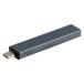 na бегемот cocos nucifera USB3.2Gen1+2.0 Type-C3 порт изменение ступица / серый UH-C3413GY 1 шт 