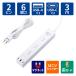 �G���R�� USB�^�b�v �����R�[�h 3m �R���Z���g 6�� USB�[C�~2 A�~1 �� ECT-3930WH 1��