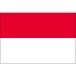 [ outlet ] Tokyo производства флаг Indonesia национальный флаг ( настольный флаг 16×24cm) 406129 1 листов 