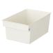  место хранения box простой box широкий белый ширина 16× глубина 27.8× высота 11.5cm 1 шт оригинал 