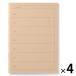 Muji Ryohin Note we k Lee A6*32 листов 1 комплект (1 шт. ×4) хорошая вещь план 