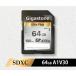 GIGASTONE SDXC карта UHS-1 U3 A1 V30 64GB GJSXR-64GV3A1 1 листов 