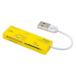 na бегемот cocos nucifera USB2.0 многоформатное считывающее устройство для флэш-карт * зажигалка желтый CRW-5M69Y 1 шт 
