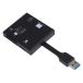 [ outlet ]na бегемот cocos nucifera USB3.2Gen1 многоформатное считывающее устройство для флэш-карт * зажигалка черный CRW-37M87BK 1 шт 