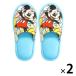 [ outlet ] тапочки Mickey Mouse ребенок вне .. примерно 16~18cm 2 пар комплект Nippon тапочки салон обувь часть магазин надеть обувь 
