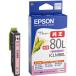  Epson (EPSON) ICLM80L( кукуруза ) оригинальный чернильный картридж свет пурпурный ( большая вместимость ) 1 шт 