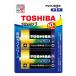  Toshiba щелочные батарейки одиночный 1 форма LR20AN 2BP 1 шт (2 шт. входит )