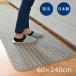 �L�b�`���}�b�g �D���� �􂢂₷�� �w�����{�� 60�~240cm �O���[ ���{�� 1�� �I�J