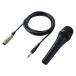 [ outlet ] Elecom Vocal Mike 6.3mm монофонический штекер одиночный один направленность dynamic type HS-MC11BK 1 шт анимация фотосъемка mute функция 