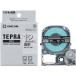 Tepra TEPRA PRO[ оригинальный ] лента стандартный ширина 12mm прозрачный этикетка ( белый знак ) ST12S 1 шт King Jim 