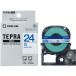  Tepra TEPRA PRO[ оригинальный ] лента стандартный ширина 24mm белый этикетка ( синий знак ) SS24B 1 шт King Jim 