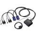  Elecom USB персональный компьютер переключатель (PC2 шт. переключатель ) KVM-KUS