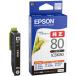  Epson (EPSON) ICBK80( кукуруза ) оригинальный чернильный картридж черный 1 шт 